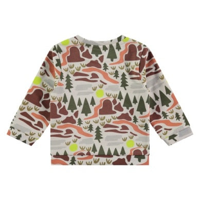 BOYS SWEATSHIRT COLORFUL LANDSCAPE