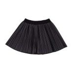 PLEATED ECO LEATHER SKIRT