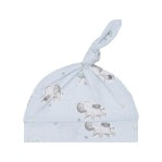 Gray Elephants - Blue Knotted Hat