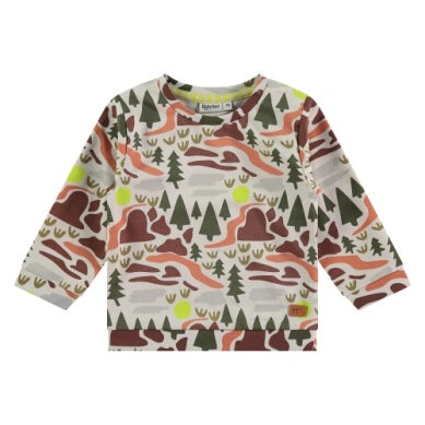 BOYS SWEATSHIRT COLORFUL LANDSCAPE