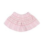 CHECKERED YARN DYED KNIT FABRIC SKIRT