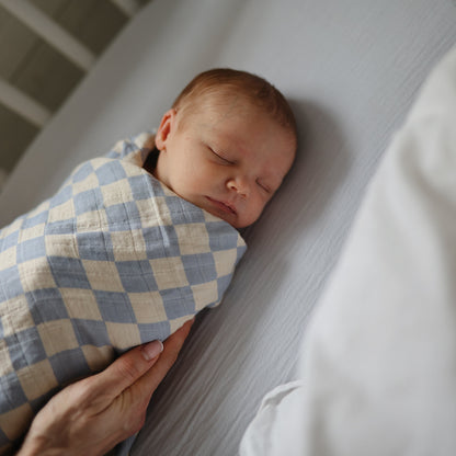 Organic Cotton Muslin Swaddle Blanket