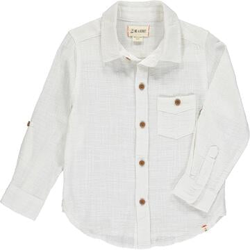 MERCHANT LS shirt White cotton