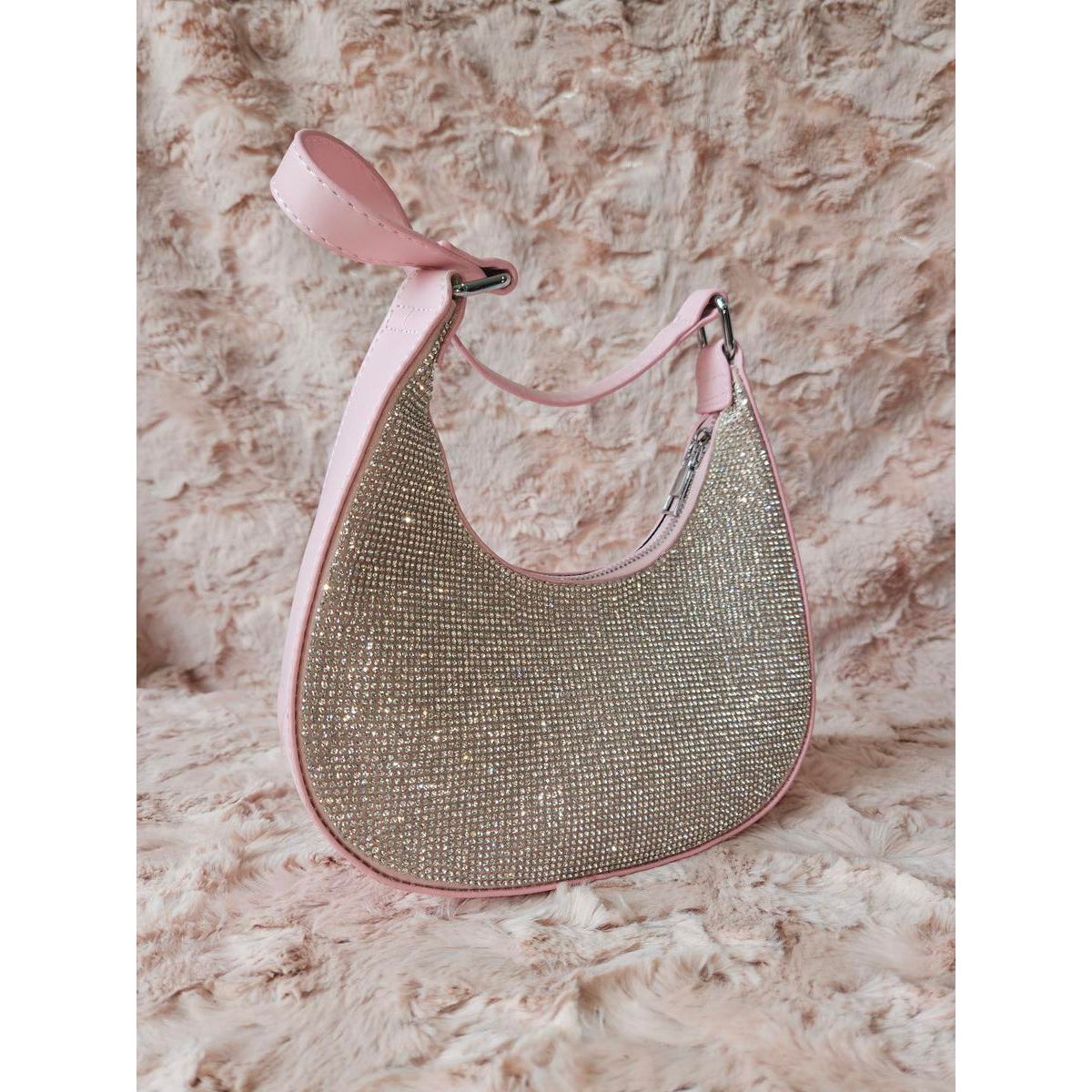 Silver Bridal Apple Design Stoned Purse | Konga Online Shopping