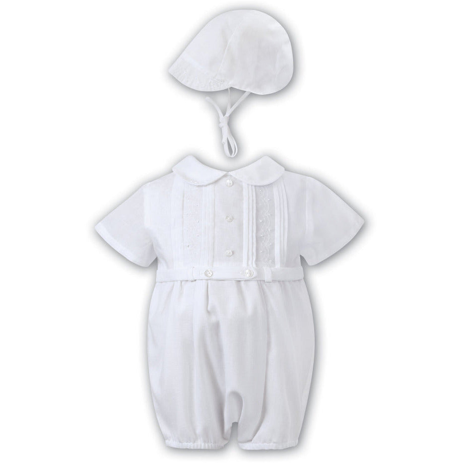 Sarah Louise Boys Romper and Cap Outfit