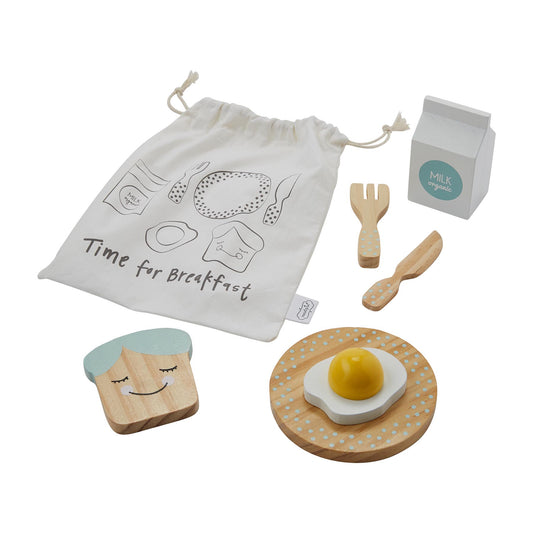 WOOD BREAKFAST PLAY SET