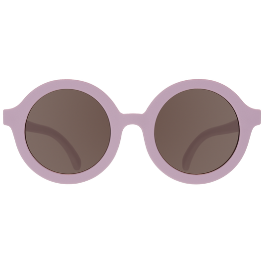 Euro Round Playfully Plum Sunglasses with Amber lens