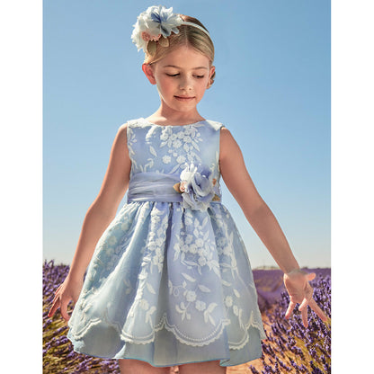 EMBROIDERED ORGANZA DRESS GIRL