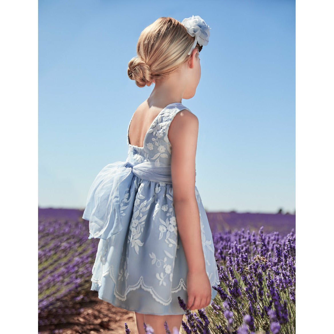 EMBROIDERED ORGANZA DRESS GIRL
