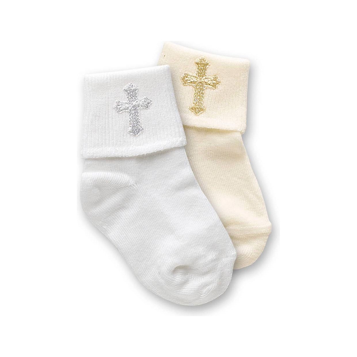 Christening Socks Baby Cream or White