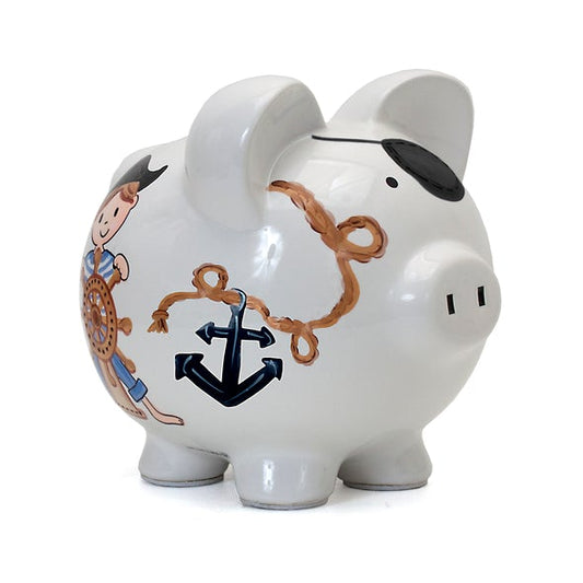 Pirate Pig Bank