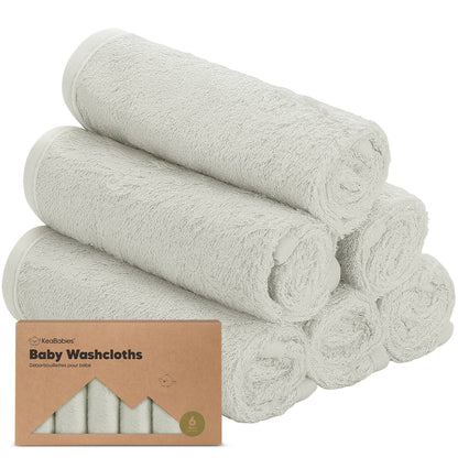 6-Pack Baby Wash Cloths: Dove