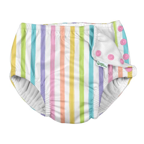 Snap Reusable Absorbent Swimsuit Diaper