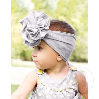 Large Fan Flower Cotton Baby Band 6-24MO