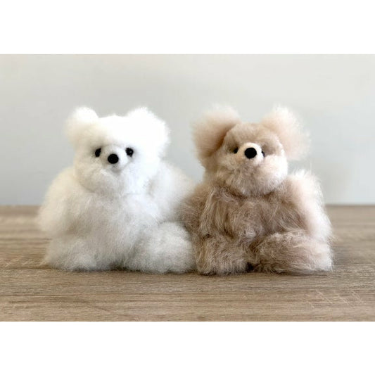 Alpaca Stuffed Animal - Bear - Micro 7"