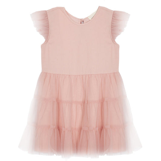 Blooms & Blossoms Rayon Tulle Dress