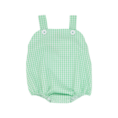 Bingham Bubble Grafton Green Gingham With Worth Avenue White
