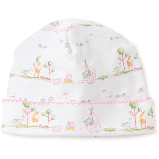 Noah's Print Hat Pink