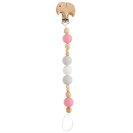 WOOD & SILICONE BEAD PACY CLIP