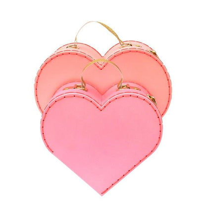Heart Suitcases (set of 2)