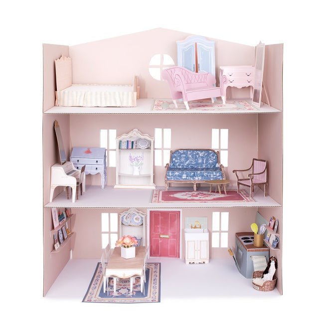 Mini Paper Dolls House