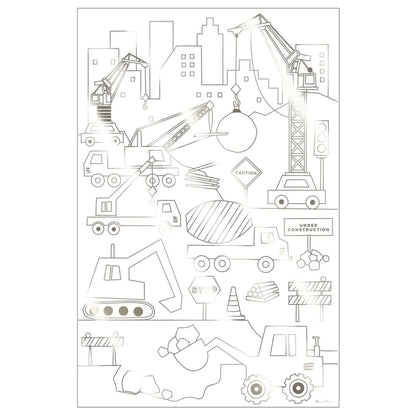 Construction Coloring Posters (x 2)