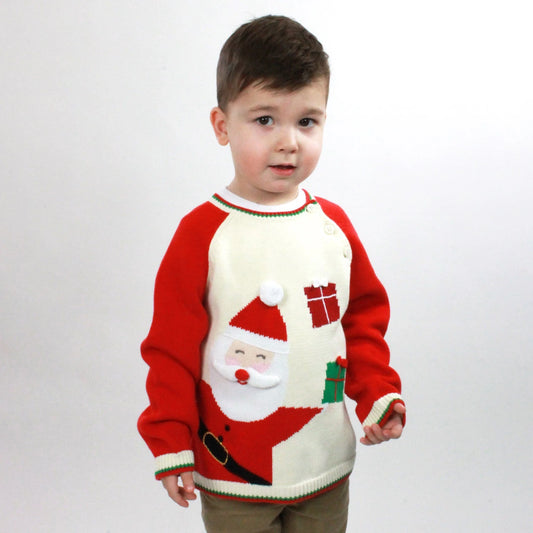 Boys Santa Sweater