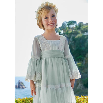 EMBROIDERED TULLE DRESS GIRL