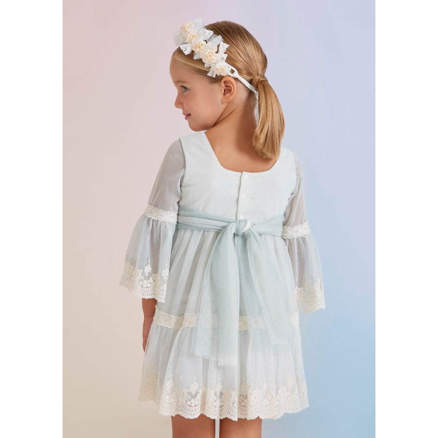 EMBROIDERED TULLE DRESS GIRL