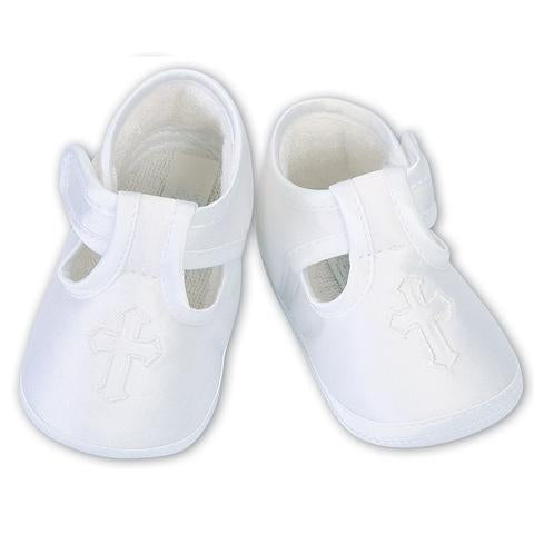 Christening Shoe w/cross