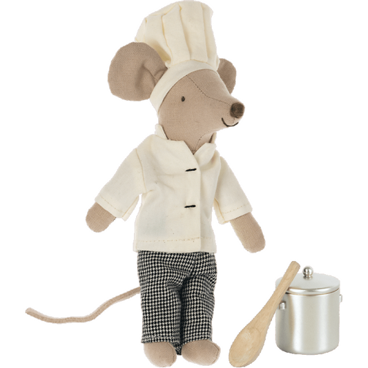 Chef mouse w. soup pot and spoon