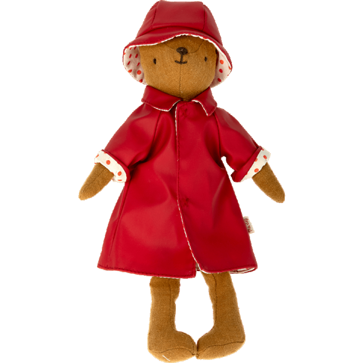 Spring Teddy Mum With Raincoat