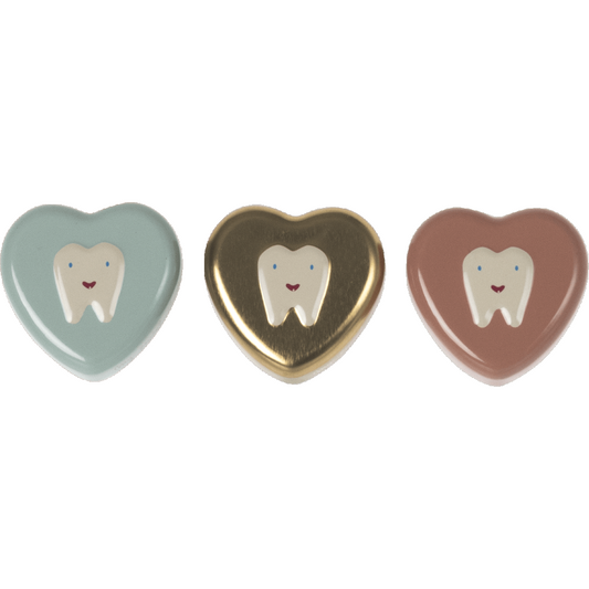 Tooth box Blue Gold or Pink
