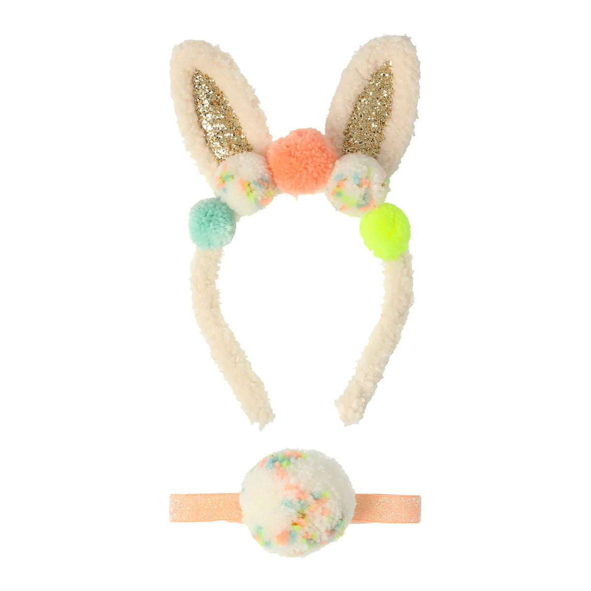 Pompom Bunny Ears Dress Up