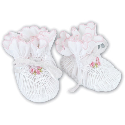 Hand Smocked Booties 3 Different Colors and Sizes