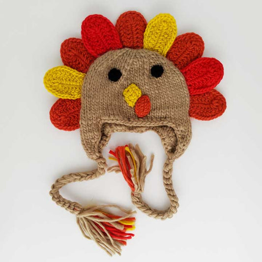 Turkey Earflap Beanie Hat