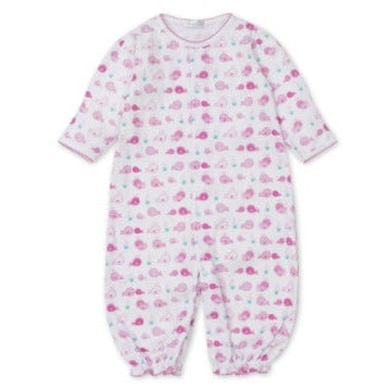 Conv Gown Pink Whale Watch Print