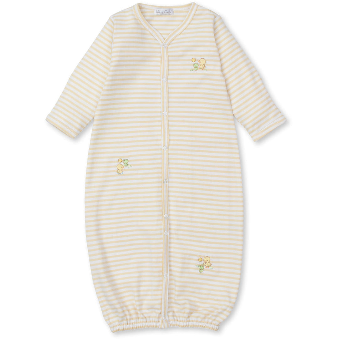 Kissy Kissy Duck Duo Stripe Converter Gown